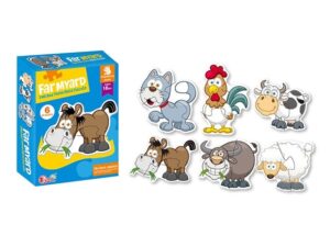 PUZZLE GRANJA 6 ANIMALES