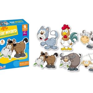 PUZZLE GRANJA 6 ANIMALES