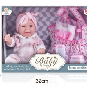 MUÑECO BEBE CON ACCESORIOS 30CM