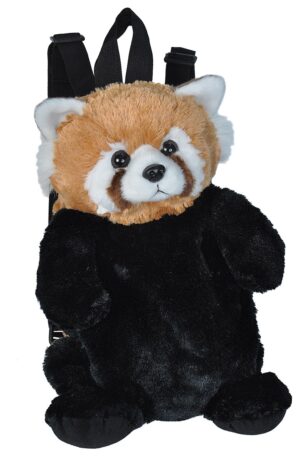 MOCHILA PELUCHE PANDA ROJO