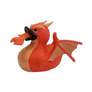PATITO DE GOMA DRAGON ROJO (SIN AGUJERO)