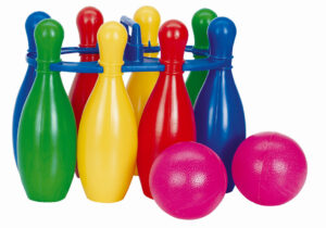 SUPER BOLERA 8 BOLOS + 2 PELOTAS GRANDES 28cm