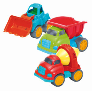 PACK DE 3 CAMIONES 25cm SURTIDOS