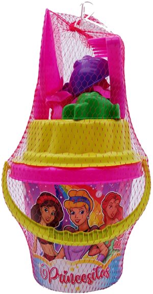 CUBO PRINCESAS 19cm+CRIBA+PYR+2 MOLDES