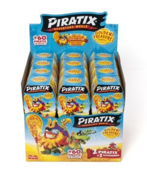 FIGURA SORPRESA PIRATIX GOLDEN TREASURE TWO PACK EXP.24