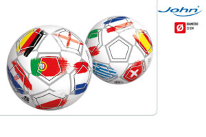 BALON FUTBOL PVC 23CM BANDERAS UEFA (HINCHADA)