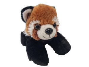 PELUCHE MINI PANDA ROJO 17CM