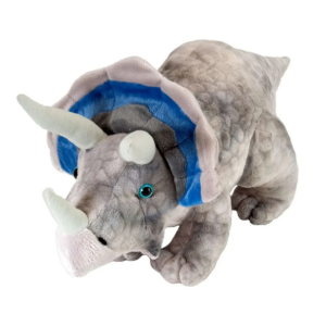 PELUCHE DINOSAURIA-MINI TRICERATOPS 25CM.
