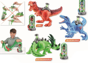 FIGURA DINOSAURIO ROBO ALIVE DINO CON SLIME