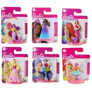 BARBIE 6 MINIFIGURAS SURTIDO 7.5CM