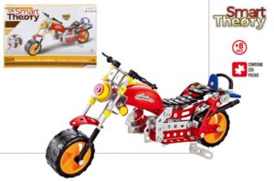 SMART THEORY JUEGO MECANO MOTO 255 PZAS 8A+
