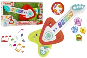 GUITARRA TACTIL CON LUZ Y SONIDOS