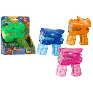 PISTOLA DE POMPAS COLORES SURTIDOS LUZ Y SONIDO