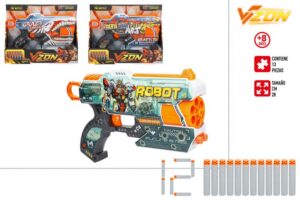 PISTOLA DARDOS SKIN C/12