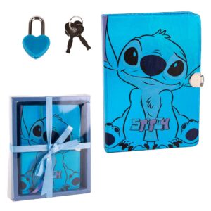 DIARIO EN CAJA CON CANDADO STITCH