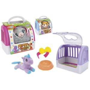 PELUCHE MASCOTA EN TRANSPORTIN 3 MOD