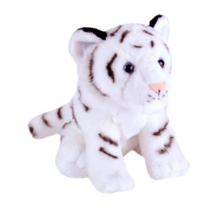 PELUCHE CACHORRO TIGRE BLANCO 30CM