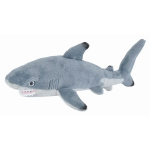 PELUCHE DE TIBURON DE PUNTAS NEGRAS 20CM