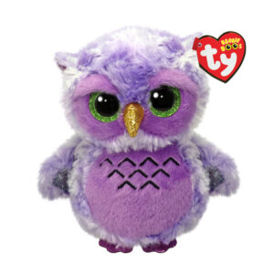 BUHO MORADO OWLIVIA 15 CM