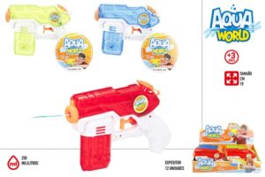 PISTOLA DE AGUA 19CM 3/S-DISP12