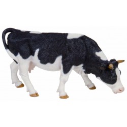 VACA NEGRA Y BLANCA PASTANDO-PAPO 51150