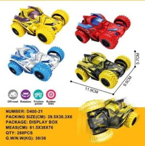 COCHES FRICCION RUEDA GIRA 12CM (EXP. 12)