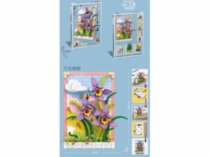 BLOQUES FLORES EN MARCO (473PZAS)