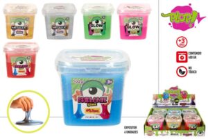 BOTE SLIME 400GR 6 COL EXP. 6