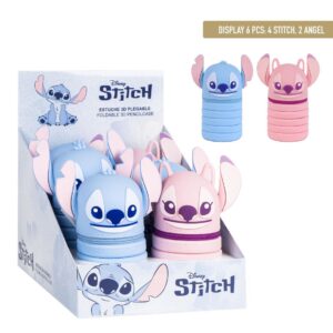 ESTUCHE PORTATODO SILICONA STITCH EXP. 6