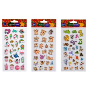 Pegatinas decorativas con relieve "mascotas" 23x30mm &20x35mm (sheet size 19x10cm) Surtido