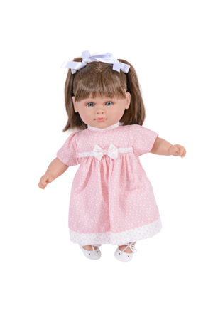 MUÑECA INES COLAS LLORA BOLSA