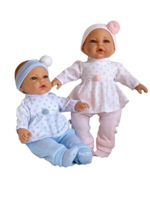 MUÑECA LEYRE PIJAMA LLORA BOLSA