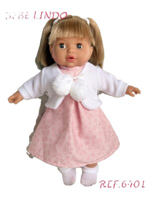 LINDA CHAQUETA COLAS LLORA BLANCO BOLSA 40 CM.