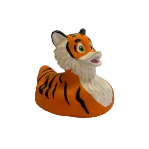 PATITO DE GOMA TIGRE 15CM (SIN AGUJERO)