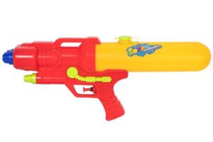 PISTOLA DE AGUA 40CM 2 SALIDAS BOLSA