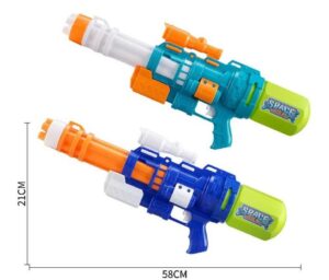 PISTOLA DE AGUA 60CM PRESION 2 COL