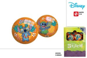 STITCH-PELOTA PVC D13CM - DISP24 (HINCHADA)