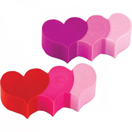 Goma de borrar "CORAZONES" EXP.24