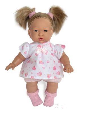 MUÑECA LISA COLAS LLORA BOLSA