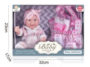 MUÑECO BEBE CON ACCESORIOS 30CM