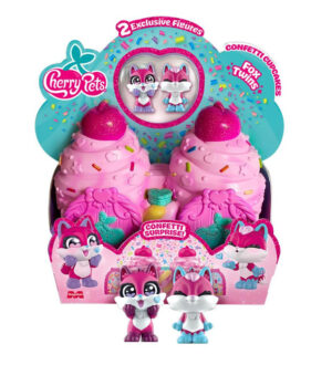 CHERRY PETS CONFETTI CUPCAKES FOX TWINS (A PARTIR 03/08)