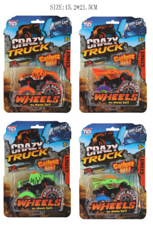 COCHE MONSTER CRAZY TRUCK EN BLISTER FRICCION