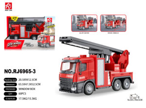CAMION BOMBEROS METAL 16,5 CM RETROFRICCION