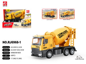 CAMION HORMIGONERA METAL 15.6 CM RETROFRICCION