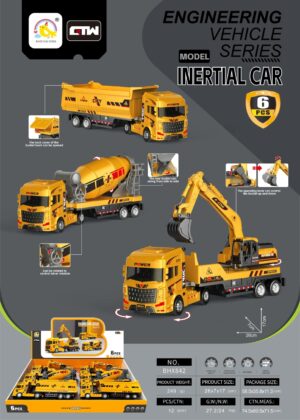 CAMION OBRAS FRICCION SURTIDO 26CM (EXP.6)
