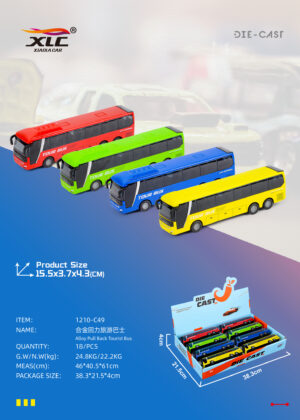 AUTOBUS PASAJEROS METAL 15 CM (EXP.8)