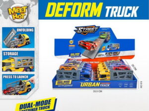 CAMION LANZA COCHES, COCHE METAL INCLUIDO (EXP. 8)