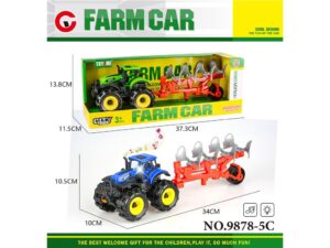 TRACTOR CON ARADO 34 CM LUZ Y MUSICA