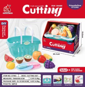 CESTA FRUTAS VELCRO 25x15x19cm