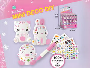 MINI MASCOTA PARA DECORAR CON 100 PEGATINAS(EXP.20)